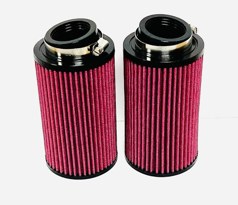 Banshee 38mm Carb Filters K+N Style 38mm Pod Washable Hi Flow Air Filter Set (2)