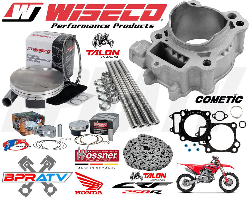 04-17 CRF250X CRF 250X Stock Bore Cylinder 78mm Rebuilt Top End Rebuild Redo Kit