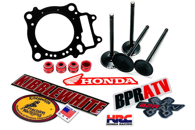 04-07 CRF250R CRF 250R Kibblewhite Stainless Valves Valve Seals 78mm Head Gasket