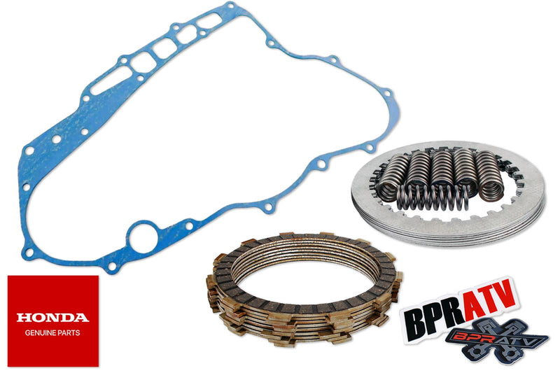 04 05 TRX450R Sportrax Duner Trail Clutch Kit Fibers Steels Springs & OEM Gasket