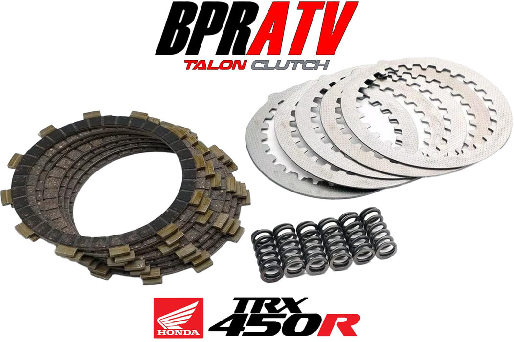 04 05 TRX450R Sportrax Duner Trail Clutch Kit Fibers Steels Springs & OEM Gasket