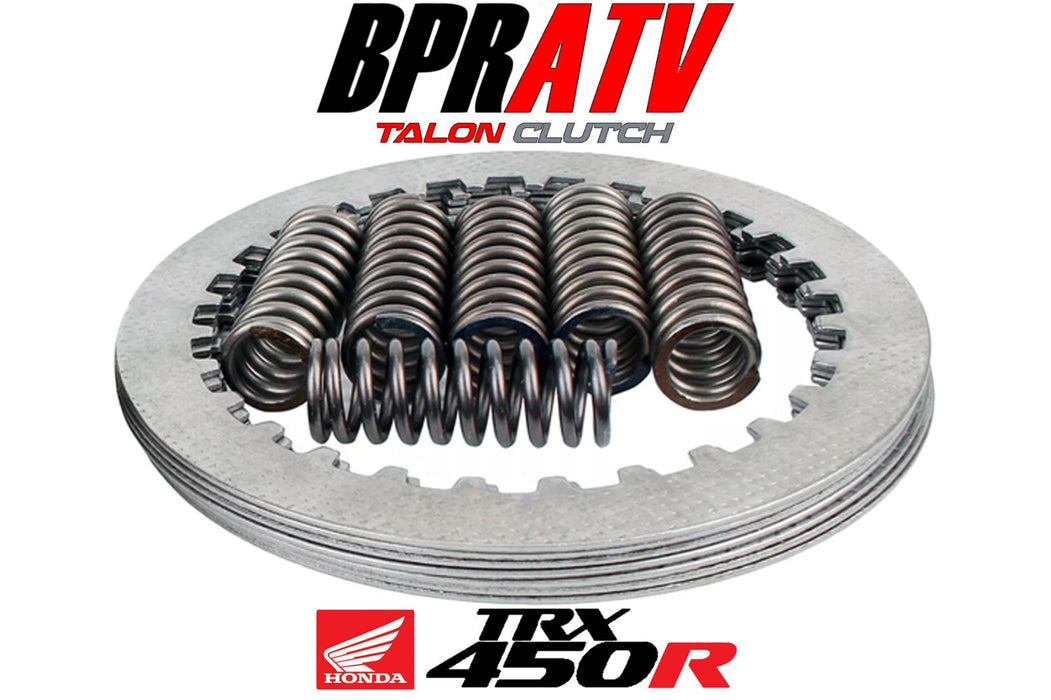 04 05 TRX450R Sportrax Duner Trail Clutch Kit Fibers Steels Springs & OEM Gasket