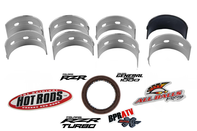 RZR XP Turbo S S4 Crankshaft Bushings Bearings Complete Hotrods Bushing Seal Kit
