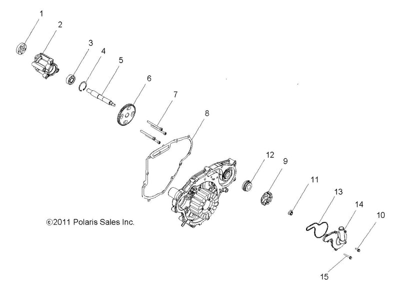 Polaris Ranger Sportsman 600 700 800 Water Pump Cover O-Ring Gasket 5812571