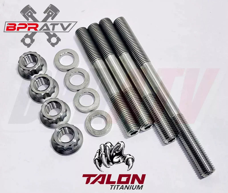 Yamaha Raptor 700R Cylinder Head Studs Kit TITANIUM Cylinder To Crankcase Bolts