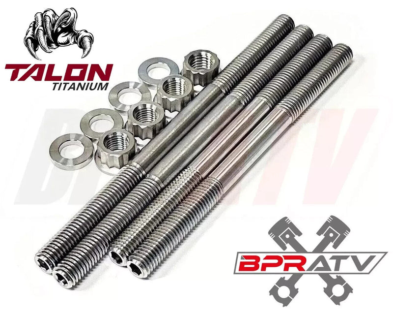 Best Raptor 700 R Cylinder Head Studs Complete TITANIUM Crankcase Head Stud Kit
