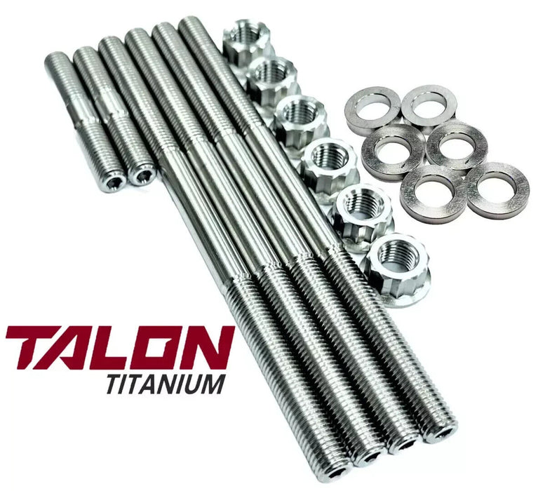 Best Yamaha Grizzly 700 Cylinder Head Stud Kit TITANIUM Cylinder Crankcase Bolts
