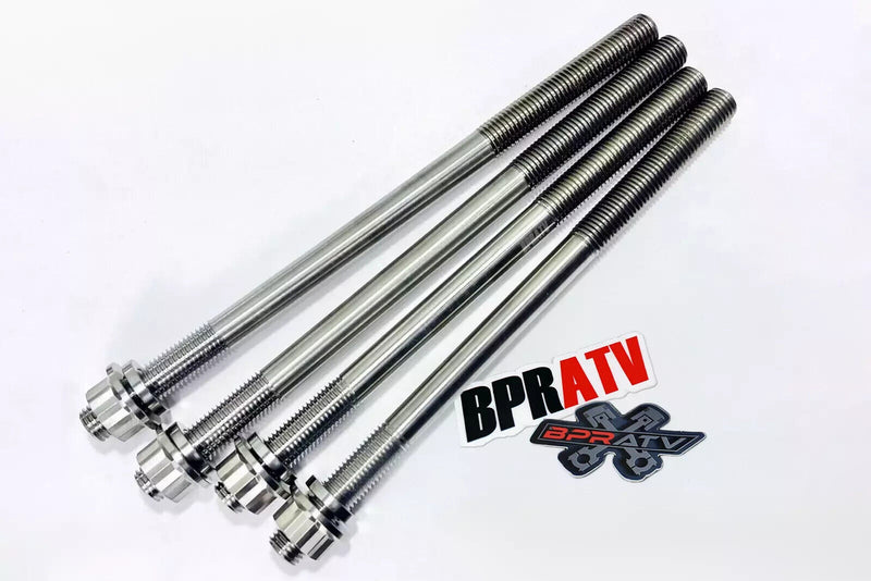 Best Raptor 700 R Cylinder Head Studs Complete TITANIUM Crankcase Head Stud Kit