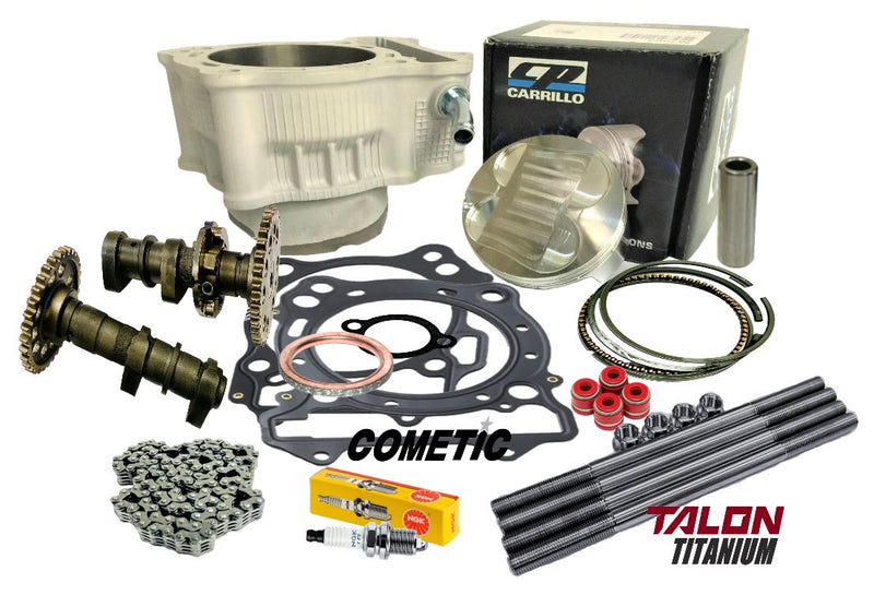 LTZ400 Z400 94mm +4 Big Bore Kit 434cc Cylinder Piston Camshafts Top End Rebuild