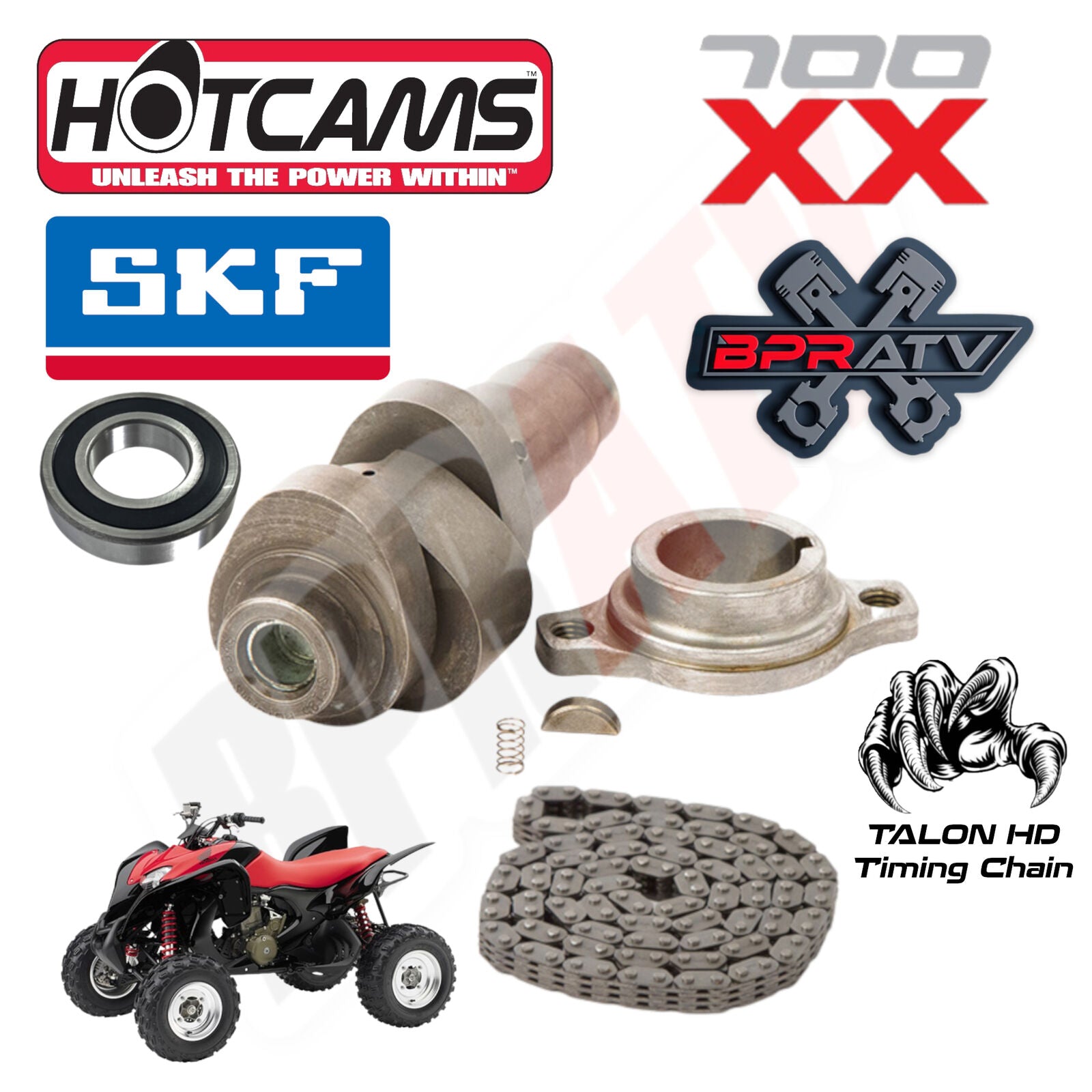 パーツ taka2000 08 09 Honda TRX700XX Stage 1 Hotcam Cam SKF Bearing BPRATV Talon HD Ti