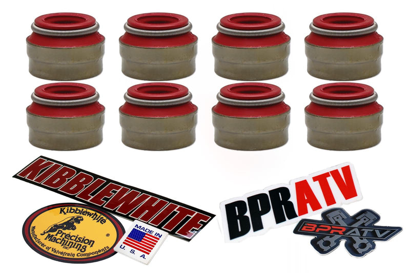 KTM 250 350 450 500 SX-F XC-F EXC-F XCF-W RED Viton Valve Stem Seals Kibblewhite