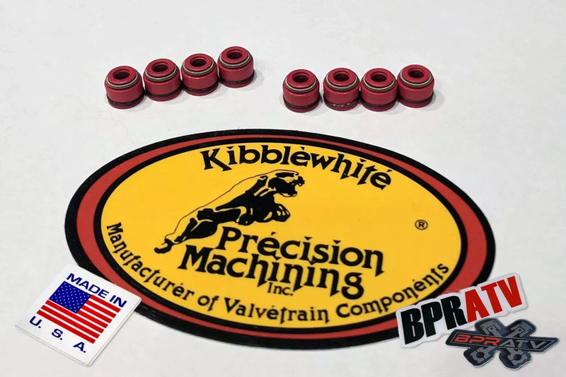KTM 250 350 450 500 SX-F XC-F EXC-F XCF-W RED Viton Valve Stem Seals Kibblewhite
