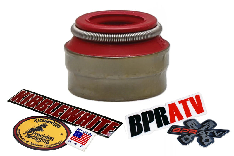 Can Am Outlander 400 Kibblewhite RED Viton Valve Stem Seals Seal Set of 4 Four 4