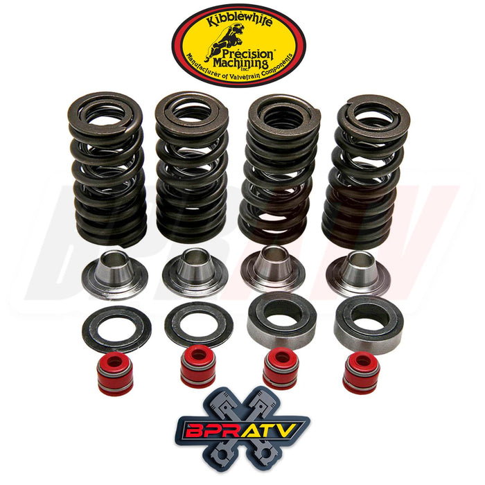 Suzuki LTZ400 Z400 LTZ Kibblewhite +1 Intake & Exhaust Valves Springs Seals Kit