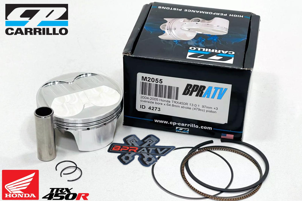 04 05 TRX450R TRX 450R 97mm 97 479cc / 500cc 13:1 CP Big Bore Piston Top End Kit