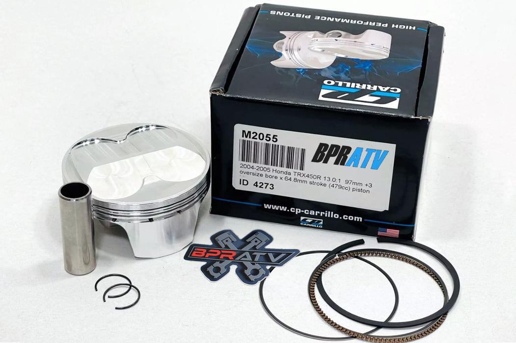 04 05 TRX450R TRX 450R 97mm 97 479cc / 500cc 13:1 CP Big Bore Piston Top End Kit