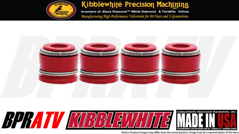 KX250 03-25 RED Viton Valve Seals Set Kibblewhite OEM Replacement 92049-1349 USA