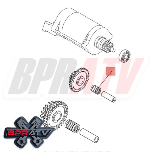 01-05 Yamaha Raptor 660 YFM660R SKF Starter Clutch Needle Bearing 93310-212R6-00