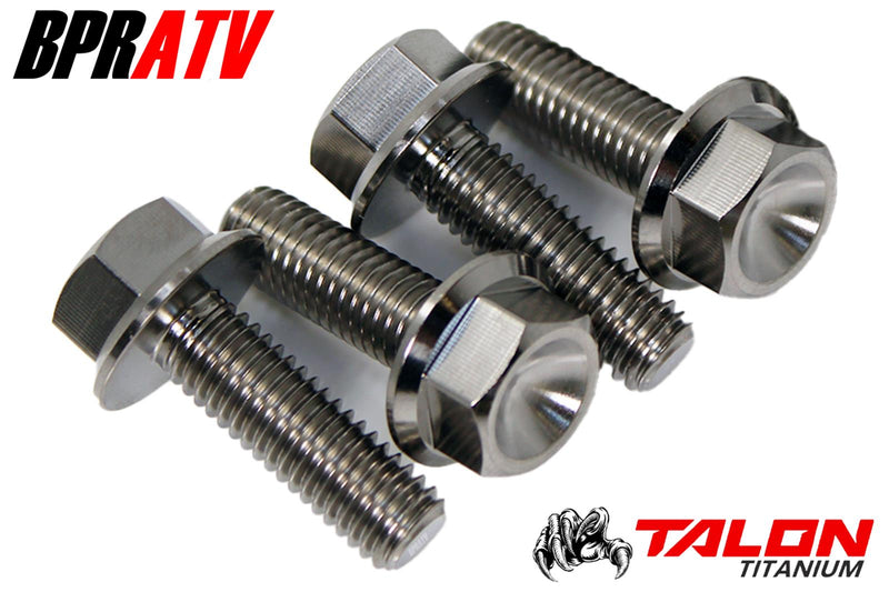 Yamaha Banshee 350 Foot Pegs TITANIUM HEX Bolts Lighter Stronger Racing Upgrade