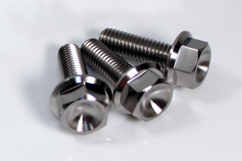 Yamaha Banshee 350 Foot Pegs TITANIUM HEX Bolts Lighter Stronger Racing Upgrade