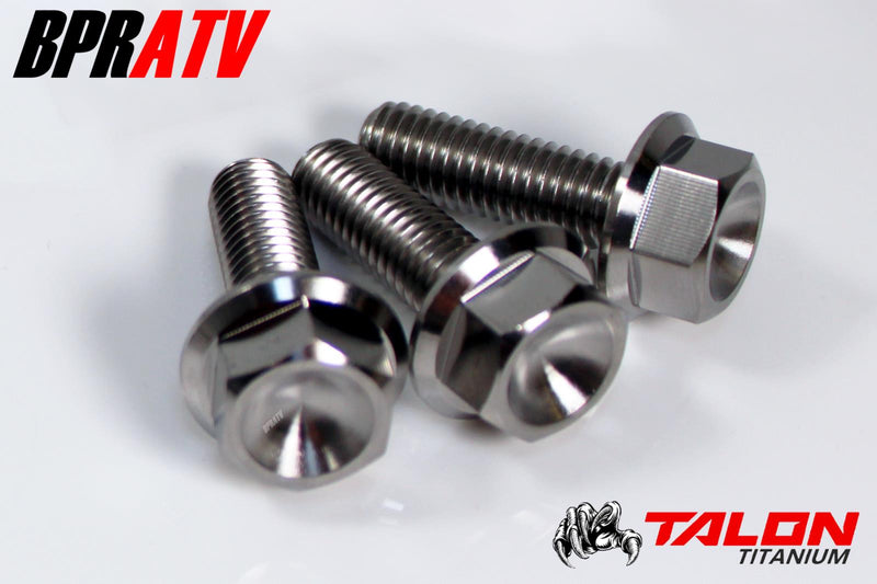 Yamaha Banshee 350 Foot Pegs TITANIUM HEX Bolts Lighter Stronger Racing Upgrade