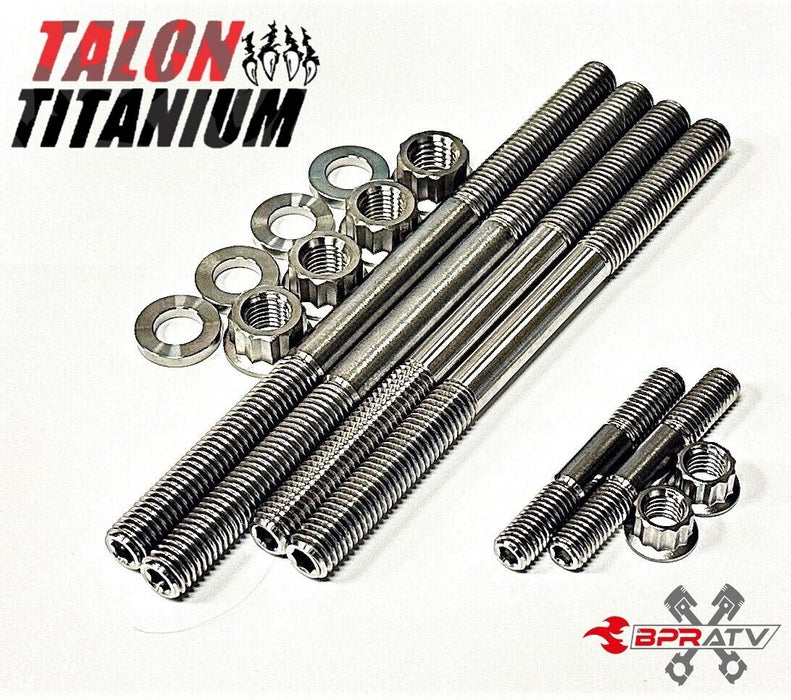 YFZ450 YFZ 450 Strongest Titanium Cylinder Head Studs Ti Exhaust Stud Nut Kit