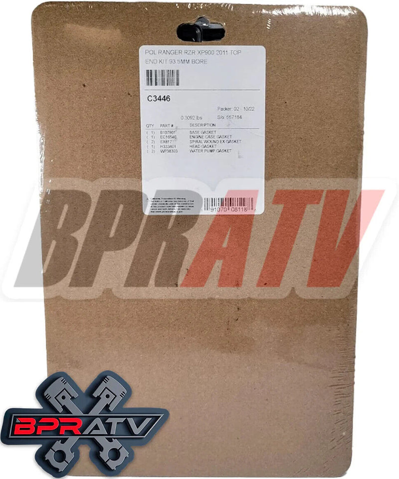 Polaris RZR XP900 XP 900 93mm Bore MLS Cometic Top End Gasket Valve Viton Seals