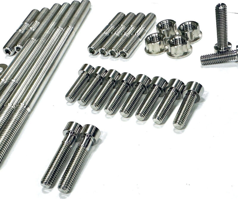 Yamaha 90109-09002-00 Complete TITANIUM Cylinder Head Stud & Bolt Kit Raptor 700