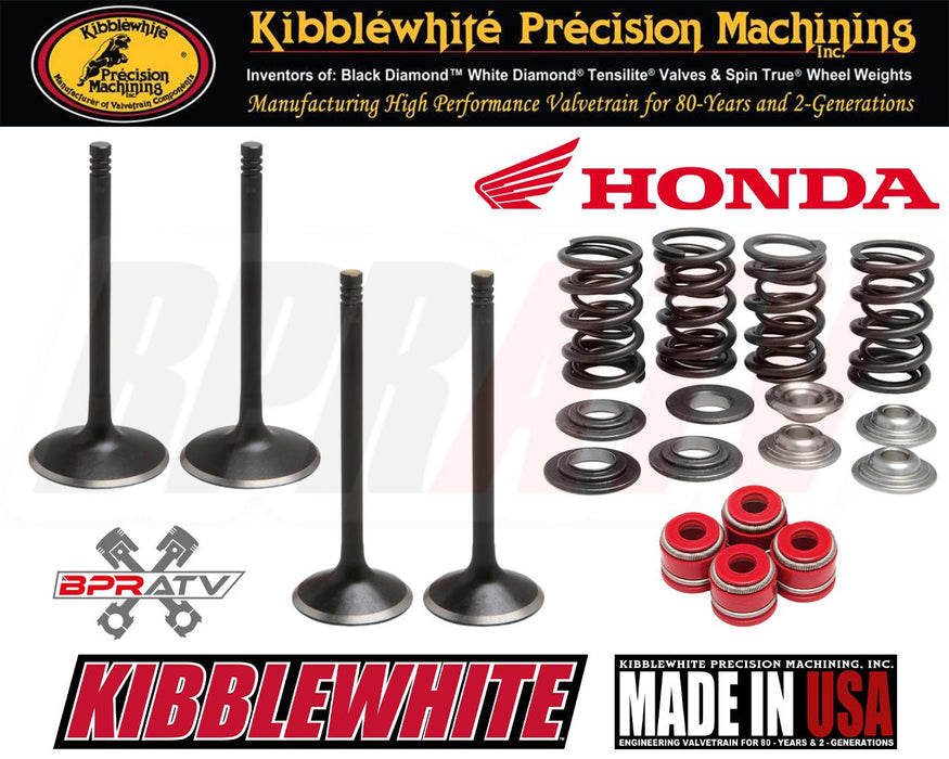 Honda TRX450R Kibblewhite Black Diamond Valves Titanium Spring Kit & Seals 04-05