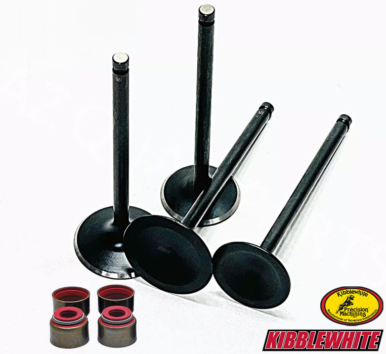 Kawasaki KFX700 KFX 700 OEM Replacement Kibblewhite Intake ONLY Valves RED Seals