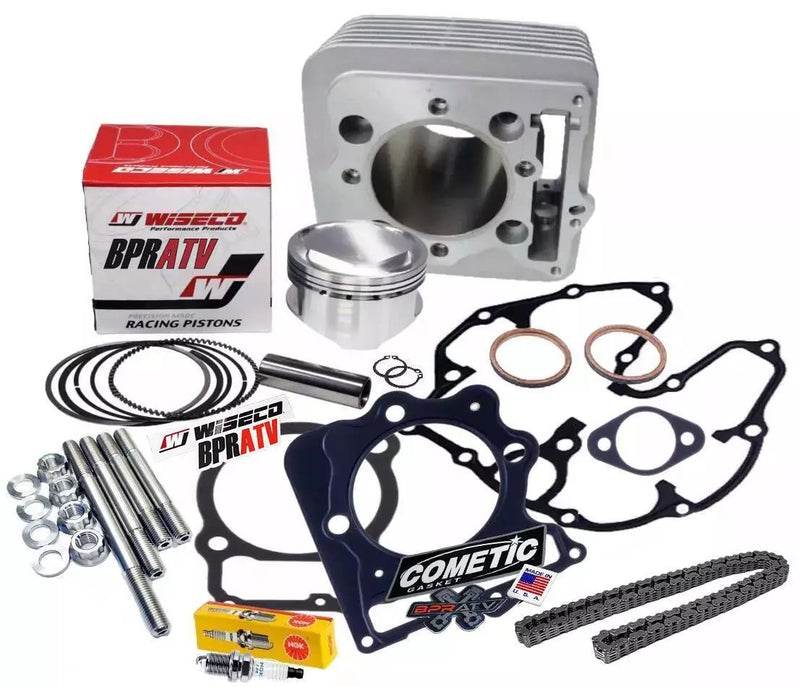TRX400EX TRX 400EX 89mm 440cc Big Bore Race Gas Hi-Comp 12.5 Piston Top End Kit