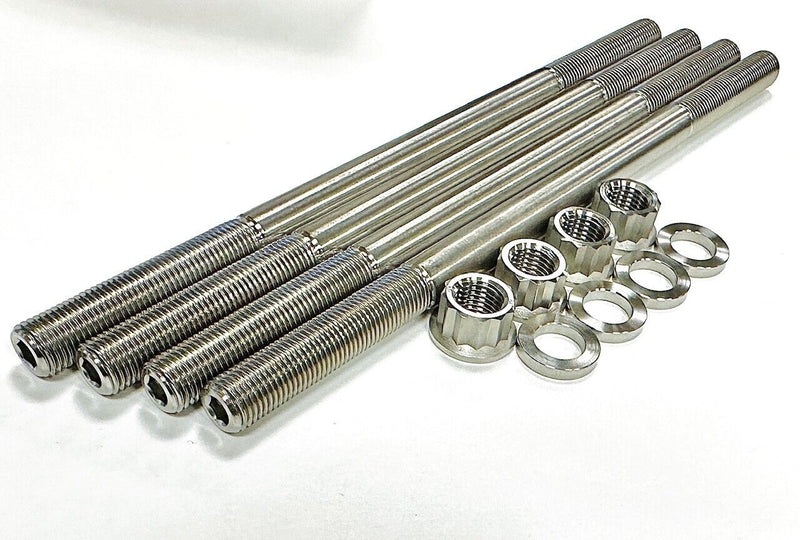 Predator 500 Outlaw 500 Cylinder Head Studs TITANIUM Heavy Duty Stud Nut Kit Set