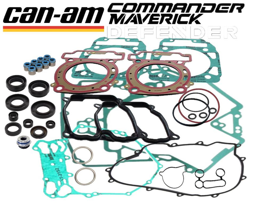 Maverick 1000 Max Sport Complete Gaskets Seals Kit Top Bottom En Gasket Seal Set