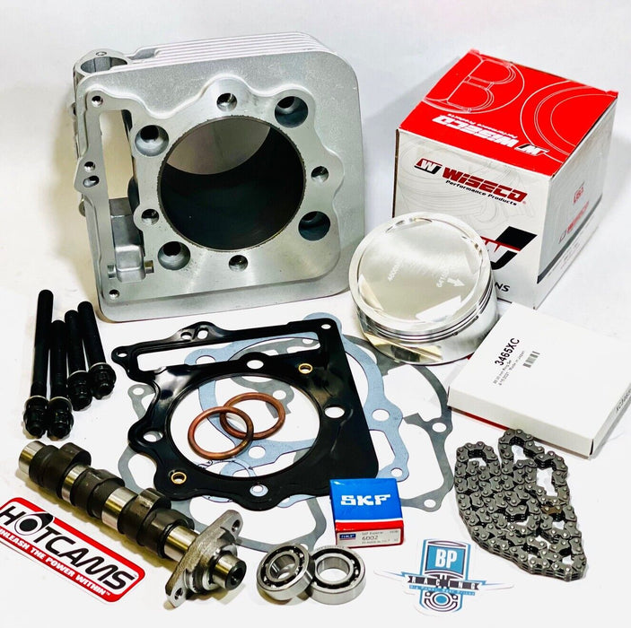 TRX 400EX 400X Stock Bore Cylinder 85 mil Piston Top End Rebuild Stage 1 Hotcams
