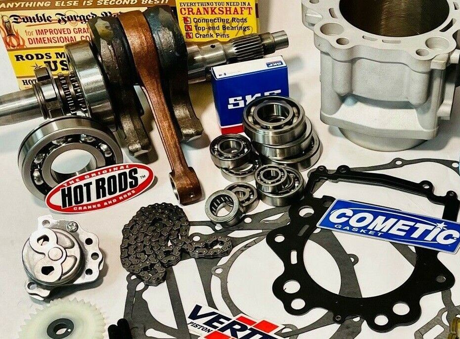 Raptor 700R Complete Stock Rebuilt Motor Engine Rebuild Top Bottom End Parts Kit