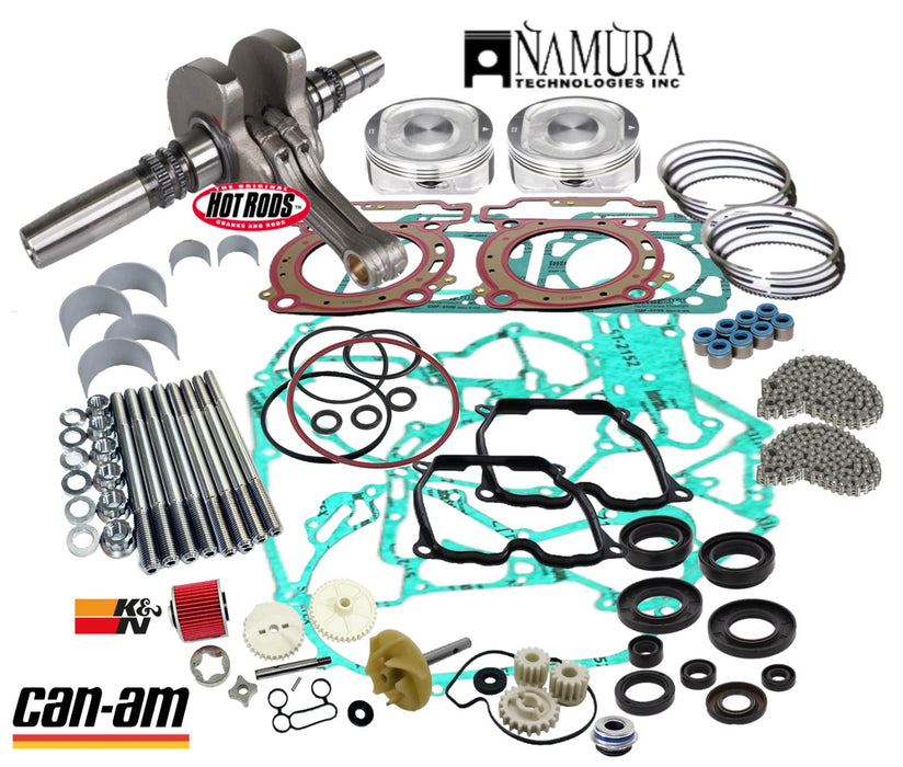 Outlander Renegade 850 850R Engine Rebuild Kit Hot Rods Crank Namura Pistons BRP