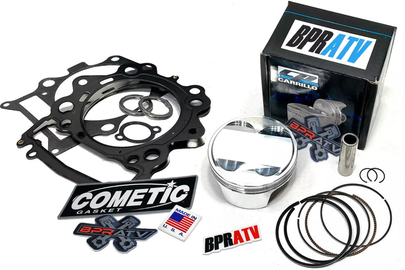 Raptor 700 14:1 Hi Comp Piston CP Carrillo 102mm OEM Bore Race Gas Head Gaskets
