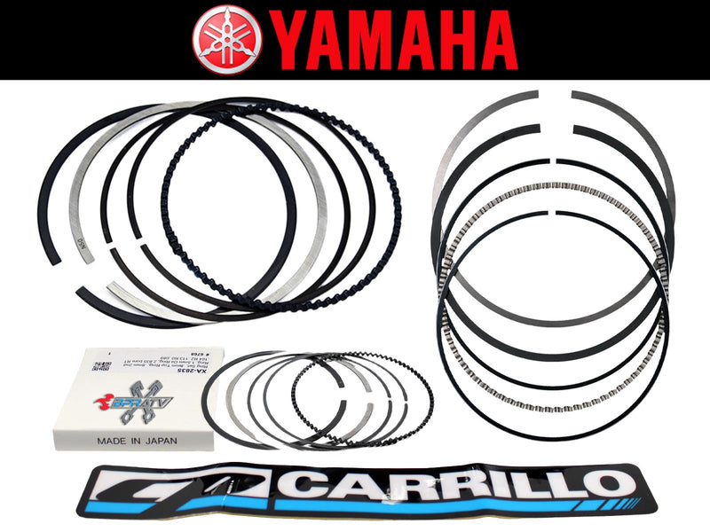 Raptor 700 14:1 Hi Comp Piston CP Carrillo 102mm OEM Bore Race Gas Head Gaskets