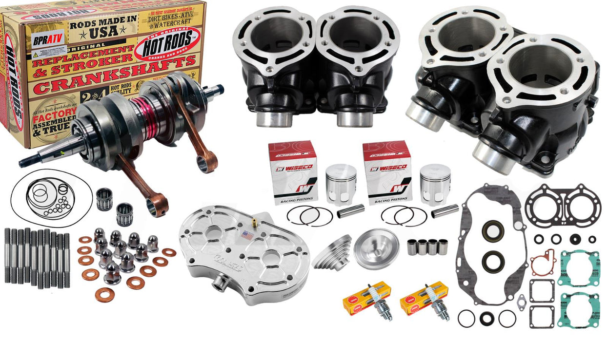 Banshee Cheater Kit +4 mil Fully Ported Stroker Cylinders Crank Complete Rebuild