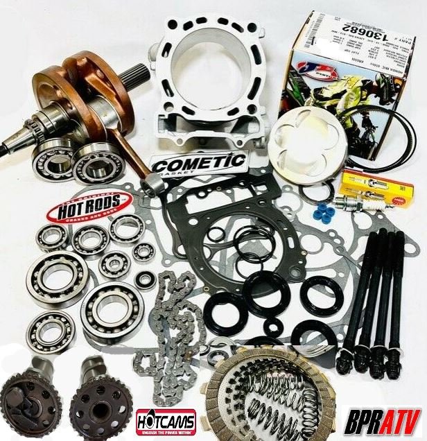 LTR450 LT-R 450 Hot Cams 98mm Big Bore Stroker Complete Motor Engine Rebuild Kit