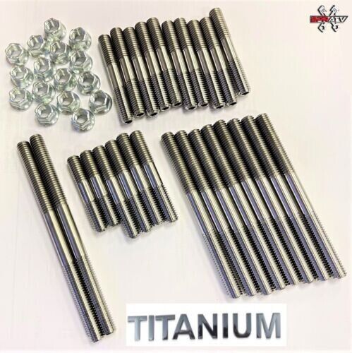 Banshee Cub DM Crankcase Studs Complete Top Bottom Case Head Sutd Extenders Kit