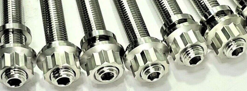 Maverick 1000 1000R MAX Ti Head Studs Strongest Titanium Cylinder Stud Kit
