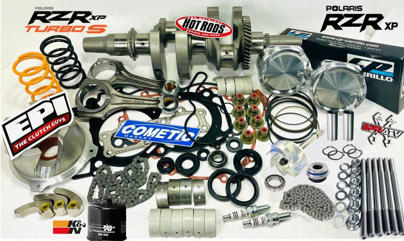 17+ RZR XP Turbo S4 EPI Mudder Clutch Complete Rebuild Kit Motor Engine Assembly