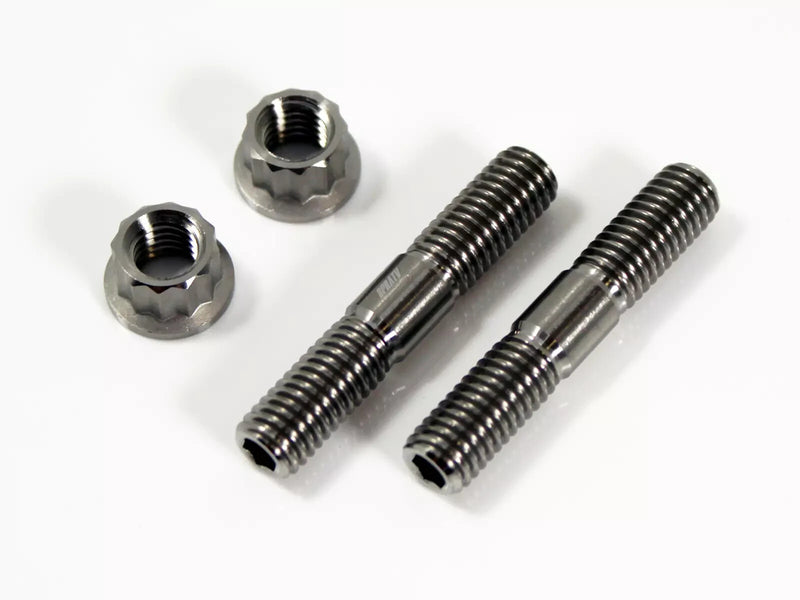 '08-14 Raptor 700 Ti Exhaust Studs Heavy Duty Titanium Head Pipe Stud Bolt Kit