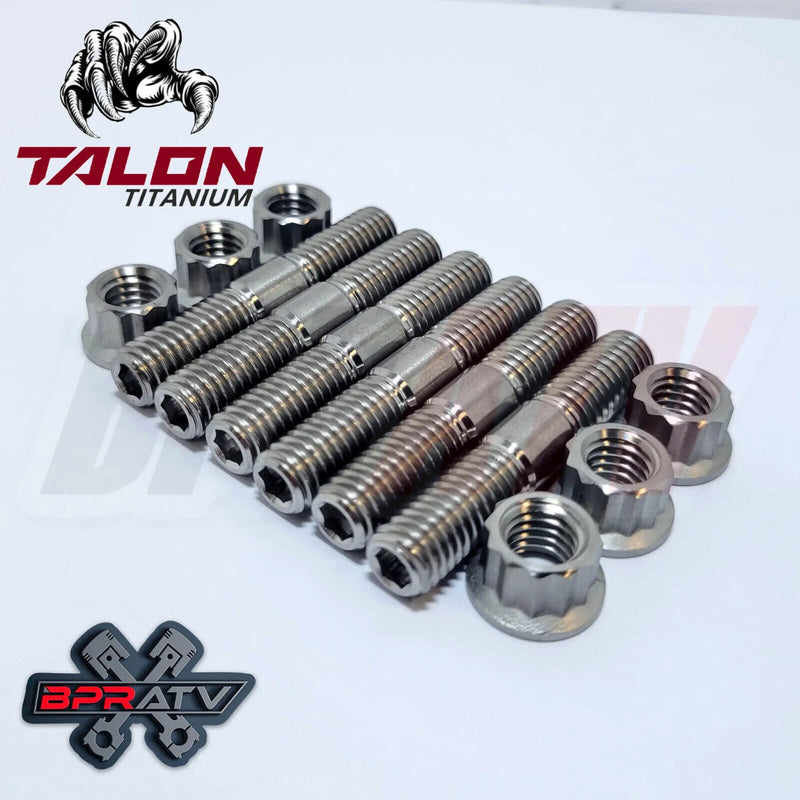 YXZ1000R EPS SS SE Ti Exhaust Studs Heavy Duty Titanium Head Pipe Stud Bolt Kit