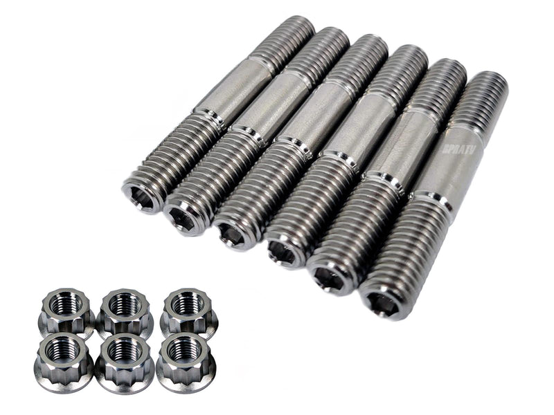 YXZ1000R EPS SS SE Ti Exhaust Studs Heavy Duty Titanium Head Pipe Stud Bolt Kit