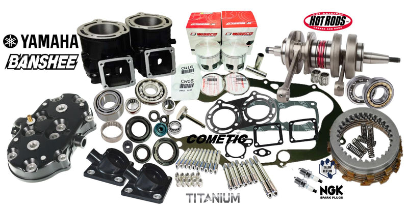 Banshee Rebuild Kit Cylinder Head Complete Top Bottom End Assembly Repair Parts!