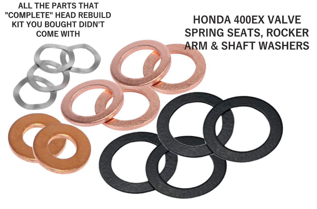 400EX 400X Valve Spring Seats Base Washers Steel Copper Wave Washer Head Rebuild