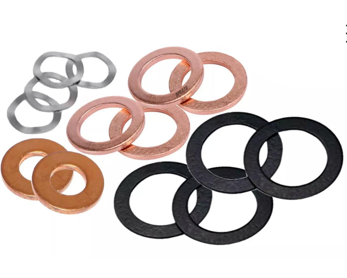 400EX 400X Valve Spring Seats Base Washers Steel Copper Wave