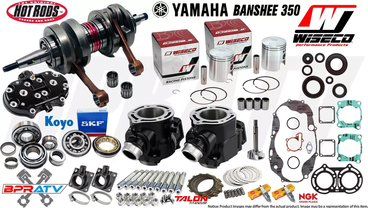 Banshee Complete Rebuild Cylinders Head Pistons Top Bottom End Assembly Redo Kit